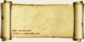 Jana Tomanović vizit kartica